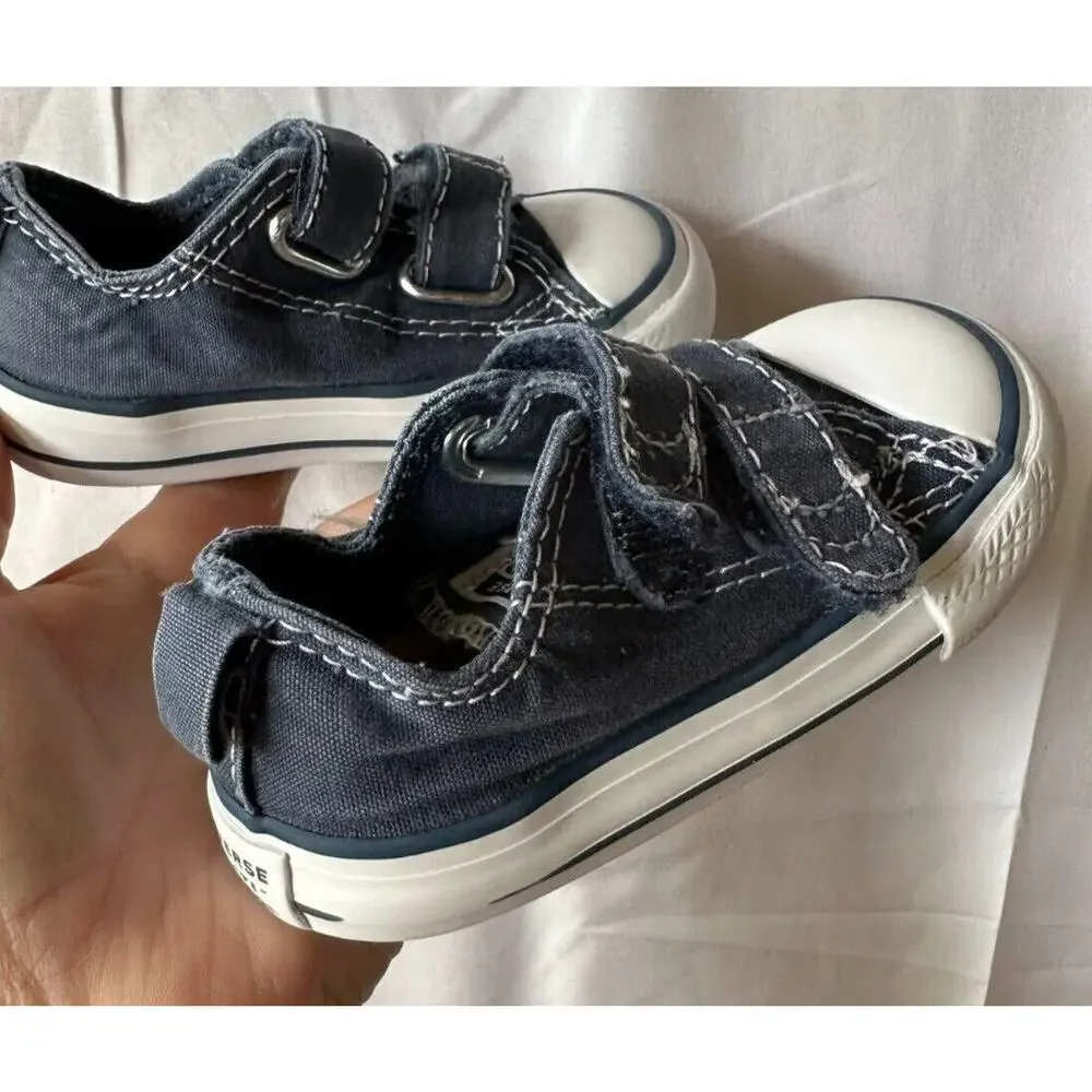 CONVERSE-Chuck Taylor All Star Easy-On Hook and Loop sneaker, Blue/Infant US SZ4